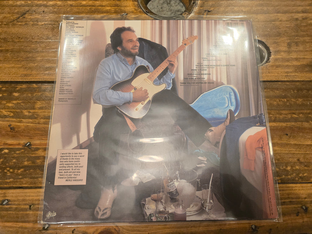 Merle Haggard – A Friend in California (1986, LP, Epic Records, E-40286)