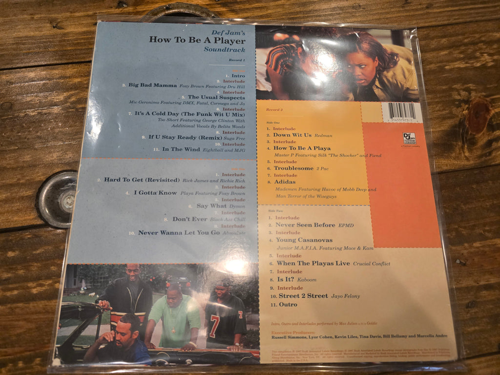 Various Artists – Def Jam's How to Be a Player (1997, 2xLP, Def Jam/Mercury, 314 537 974-1)