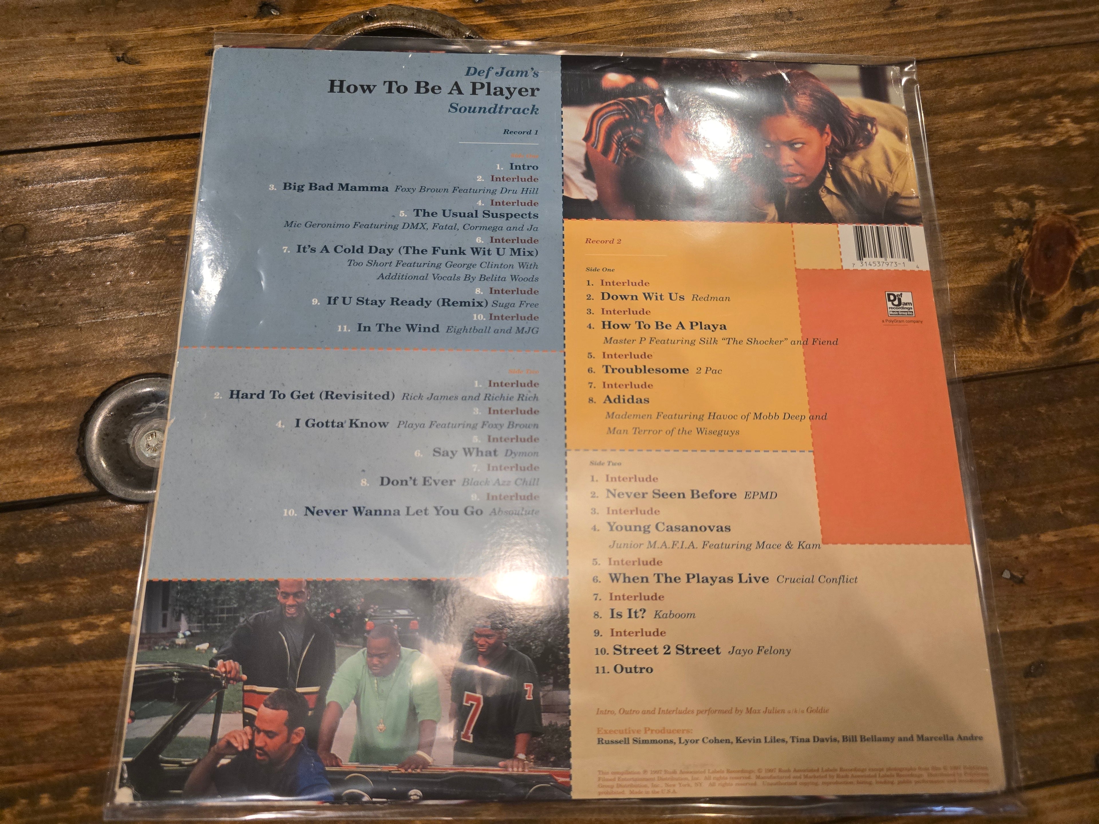 Various Artists – Def Jam's How to Be a Player (1997, 2xLP, Def Jam/Mercury, 314 537 974-1)