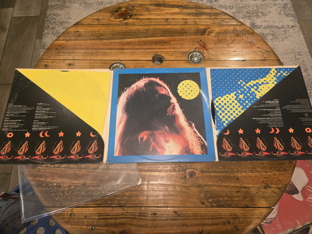 Leon Russell – Leon Live (1973, 3xLP, Shelter Records, STCO-6917)