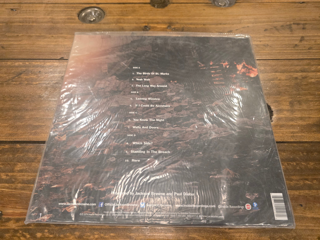 Jackson Browne – Standing in the Breach (2014, LP, Inside Recordings)