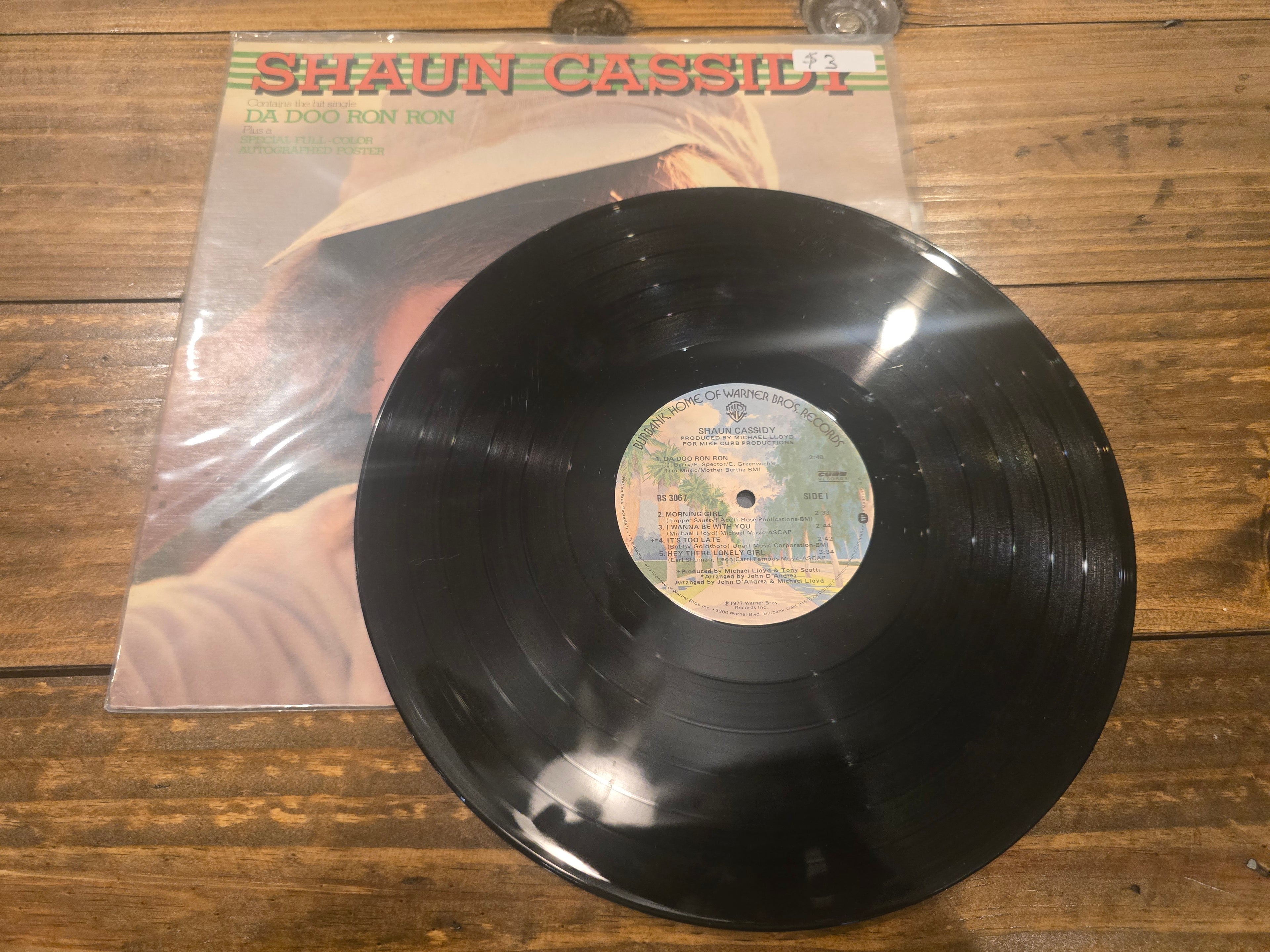 Shaun Cassidy – Shaun Cassidy (1976, LP, Warner Bros. Records, BS-3067)