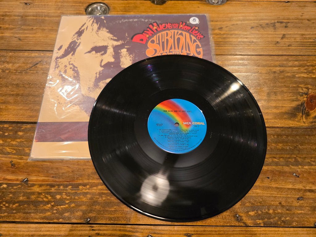 Dan Hicks and His Hot Licks – Striking It Rich! (1972, LP, Blue Thumb Records, MCA-670)