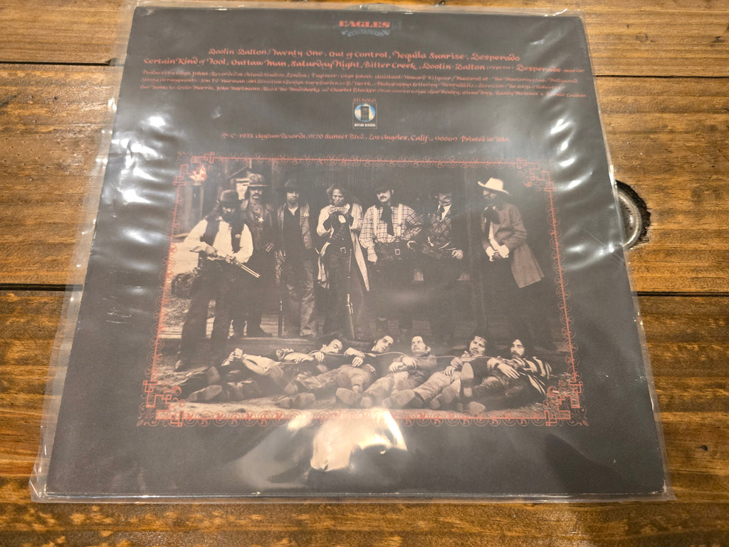Eagles – Desperado (1973, LP, Asylum Records, SD-5068)