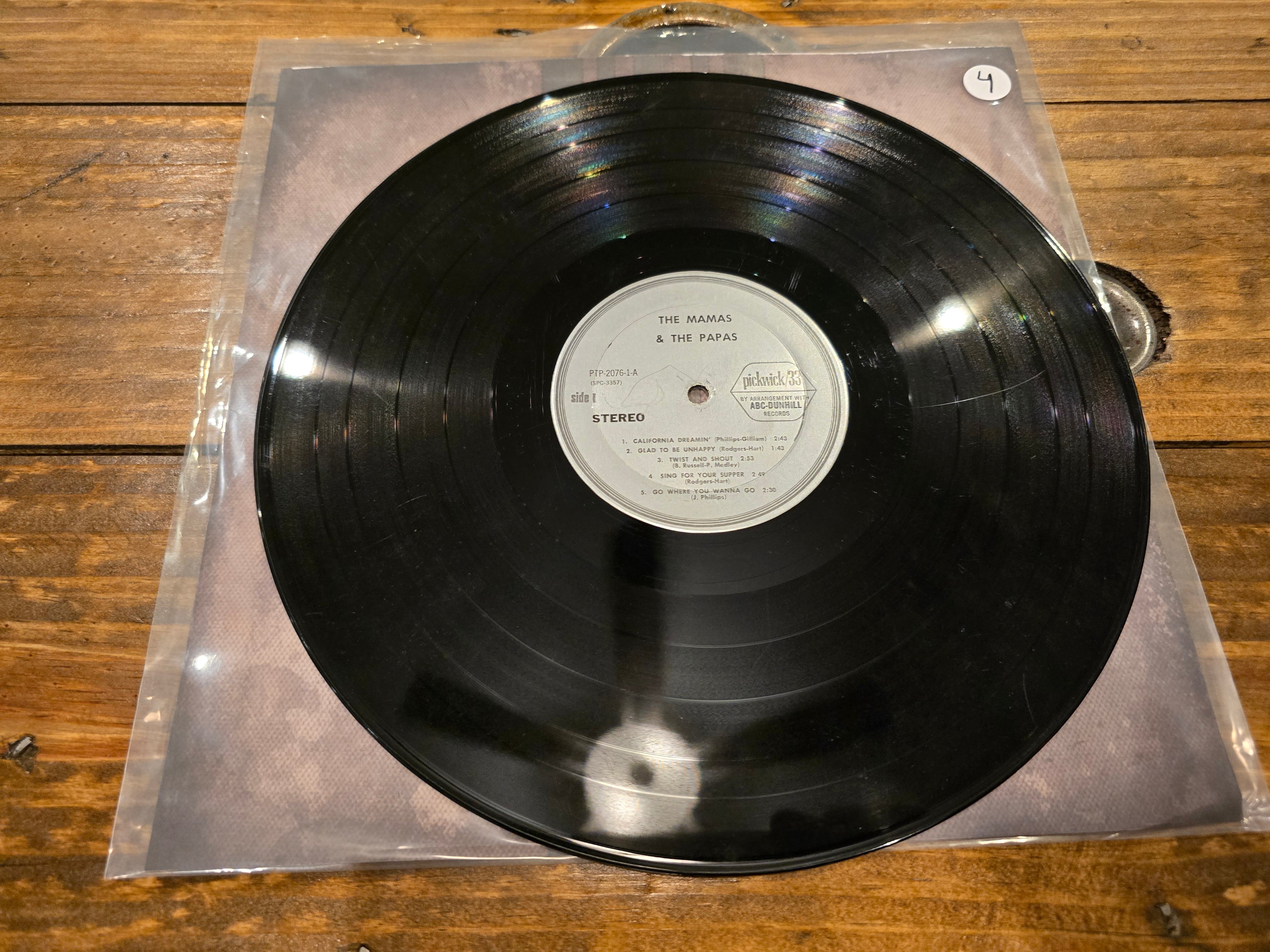 The Mamas & the Papas – California Dreamin' (LP, Pickwick Records, SPC-3357)