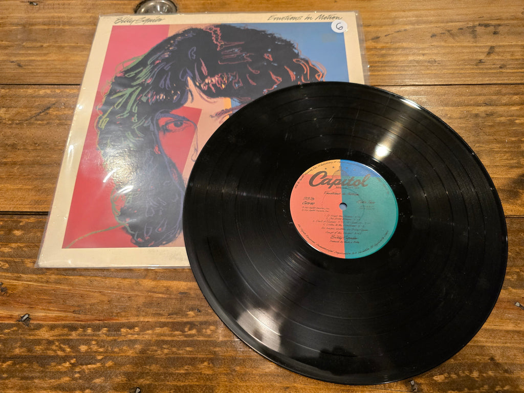 Billy Squier – Emotions in Motion (1982, LP, Capitol Records, ST-12217)