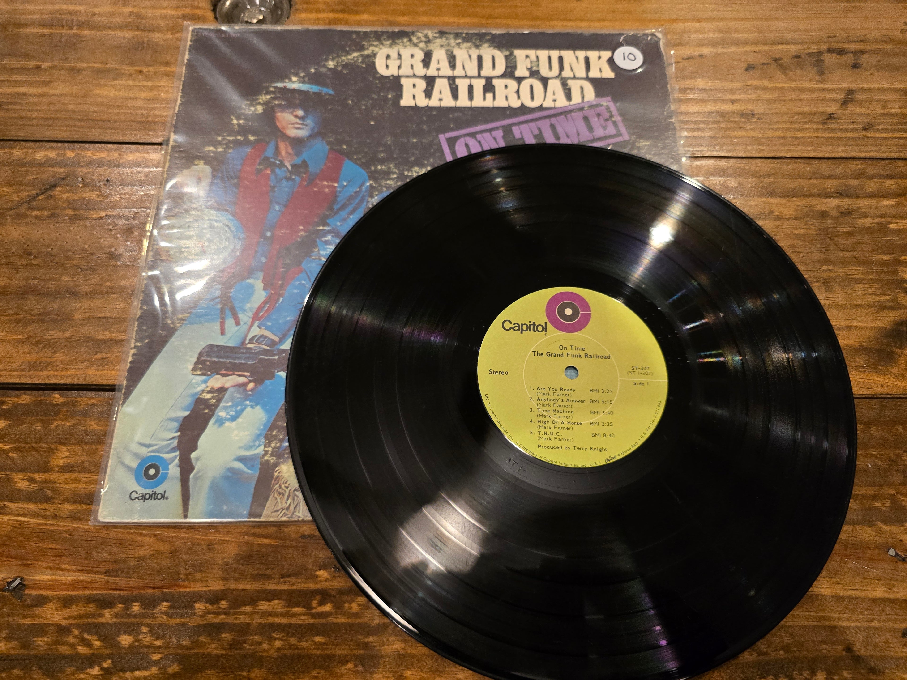 Grand Funk Railroad – On Time (1969, LP, Capitol Records, ST-307)