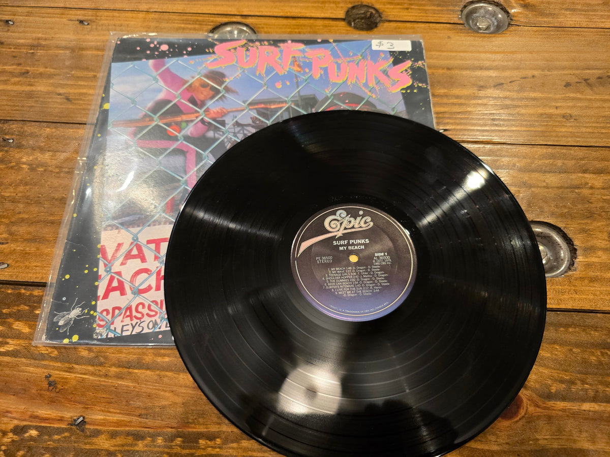 The Surf Punks – My Beach (1980, LP, Epic Records, PE-36500)