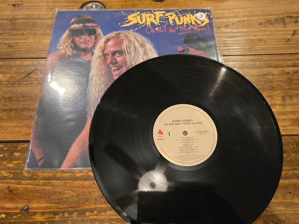 The Surf Punks – Oh No! Not Them Again! (1982, LP, Epic Records, D11G-73313)