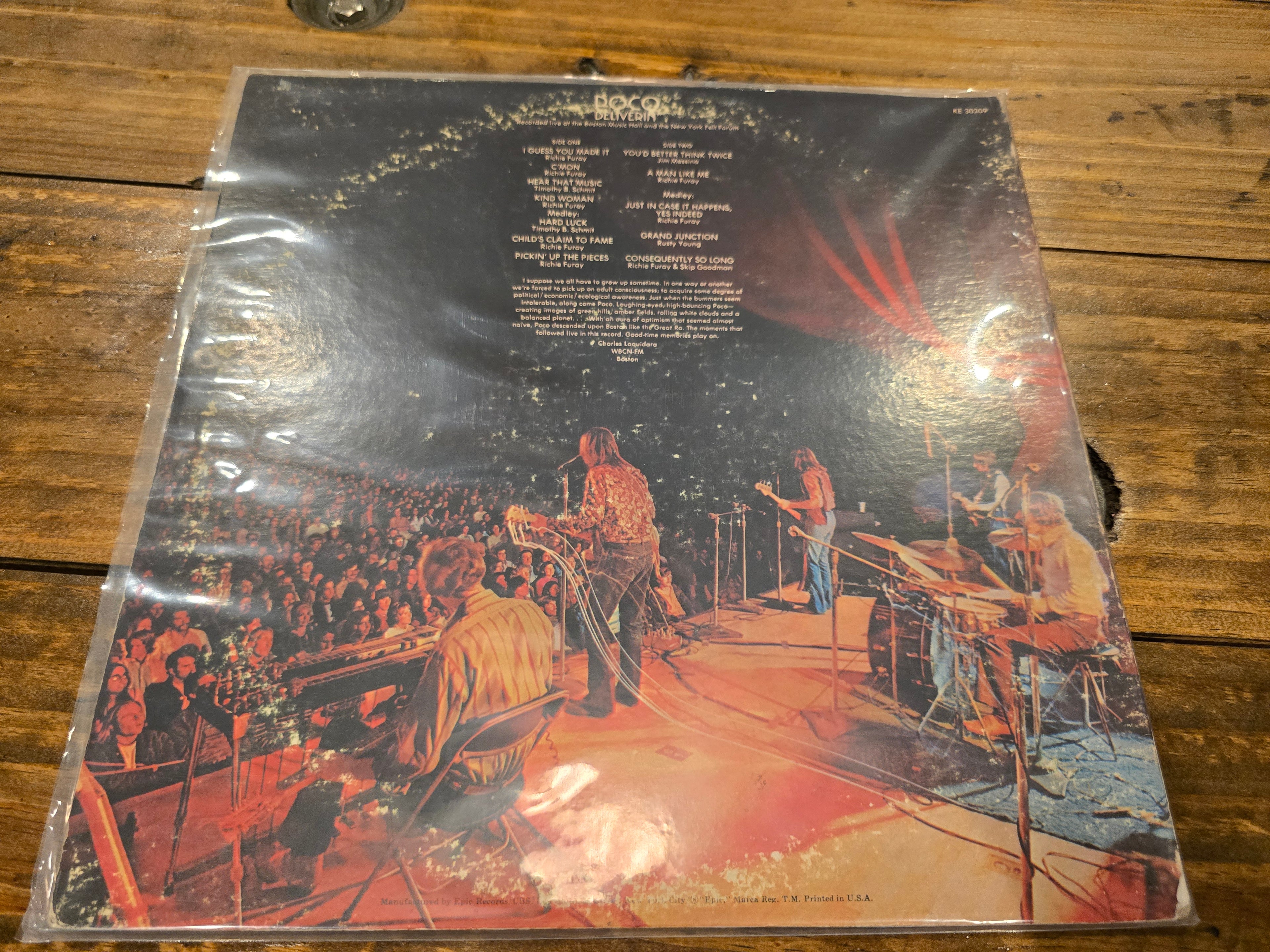Poco – Deliverin' (1971, LP, Epic Records, KE-30209)