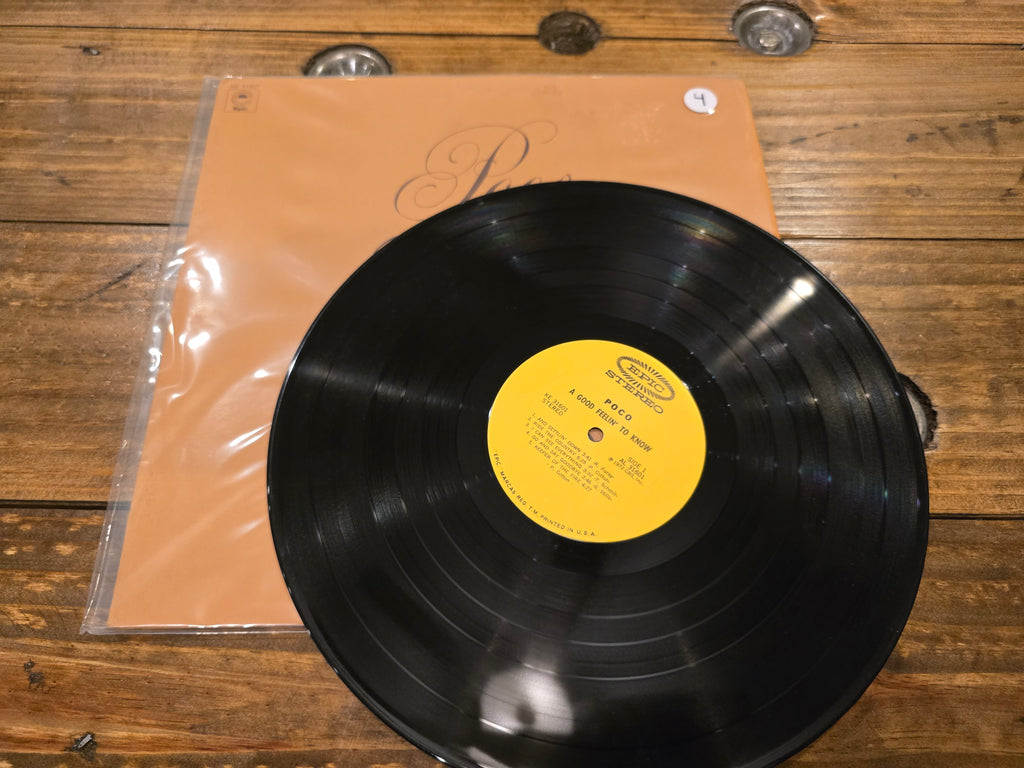 Poco – A Good Feelin' to Know (1972, LP, Epic Records, AL 31601)