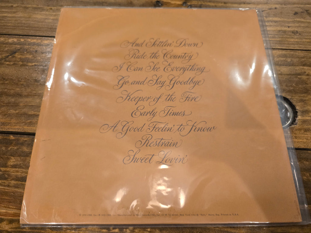 Poco – A Good Feelin' to Know (1972, LP, Epic Records, AL 31601)