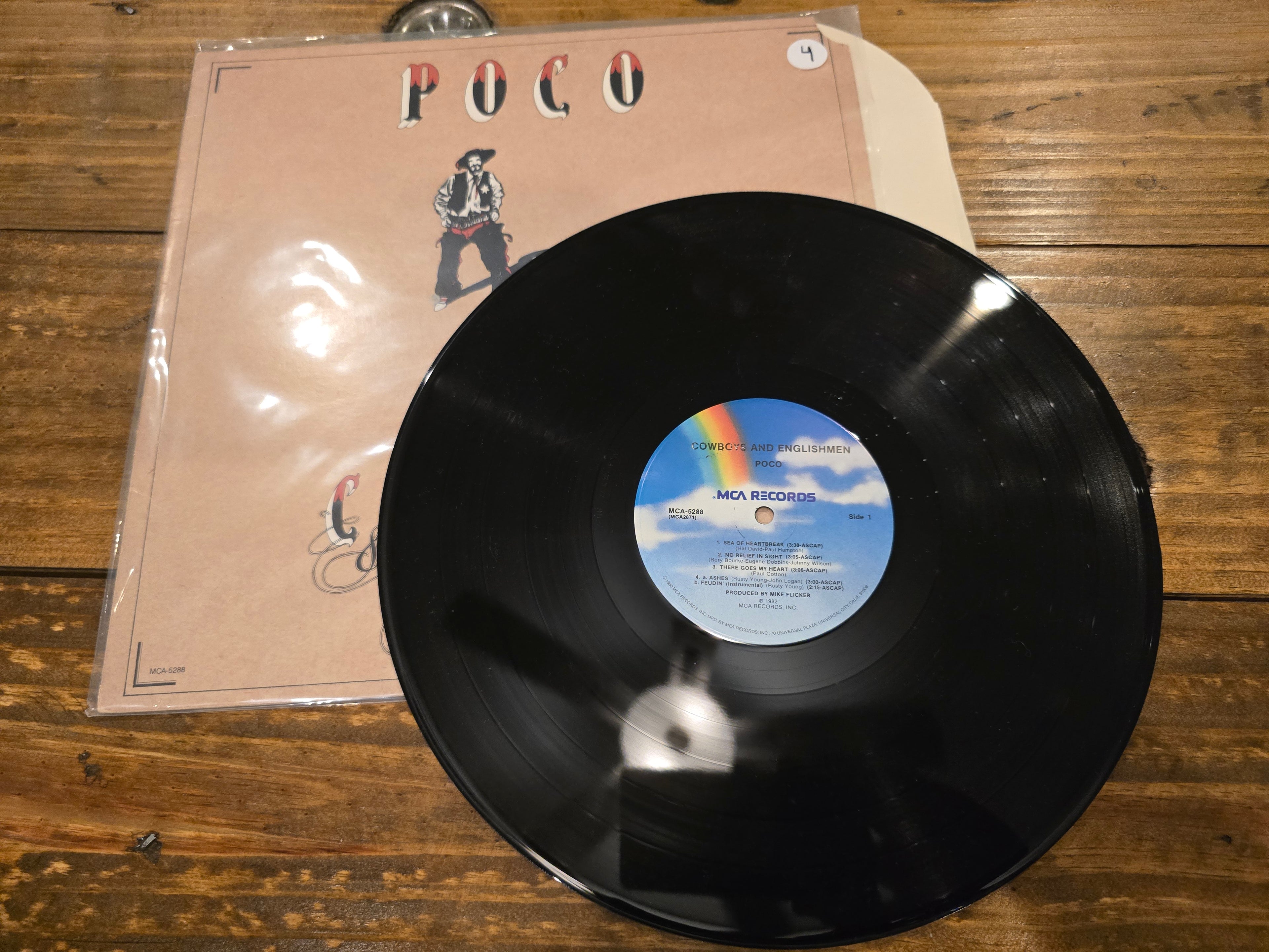 Poco – Cowboys & Englishmen (1982, LP, MCA Records, MCA-5288)
