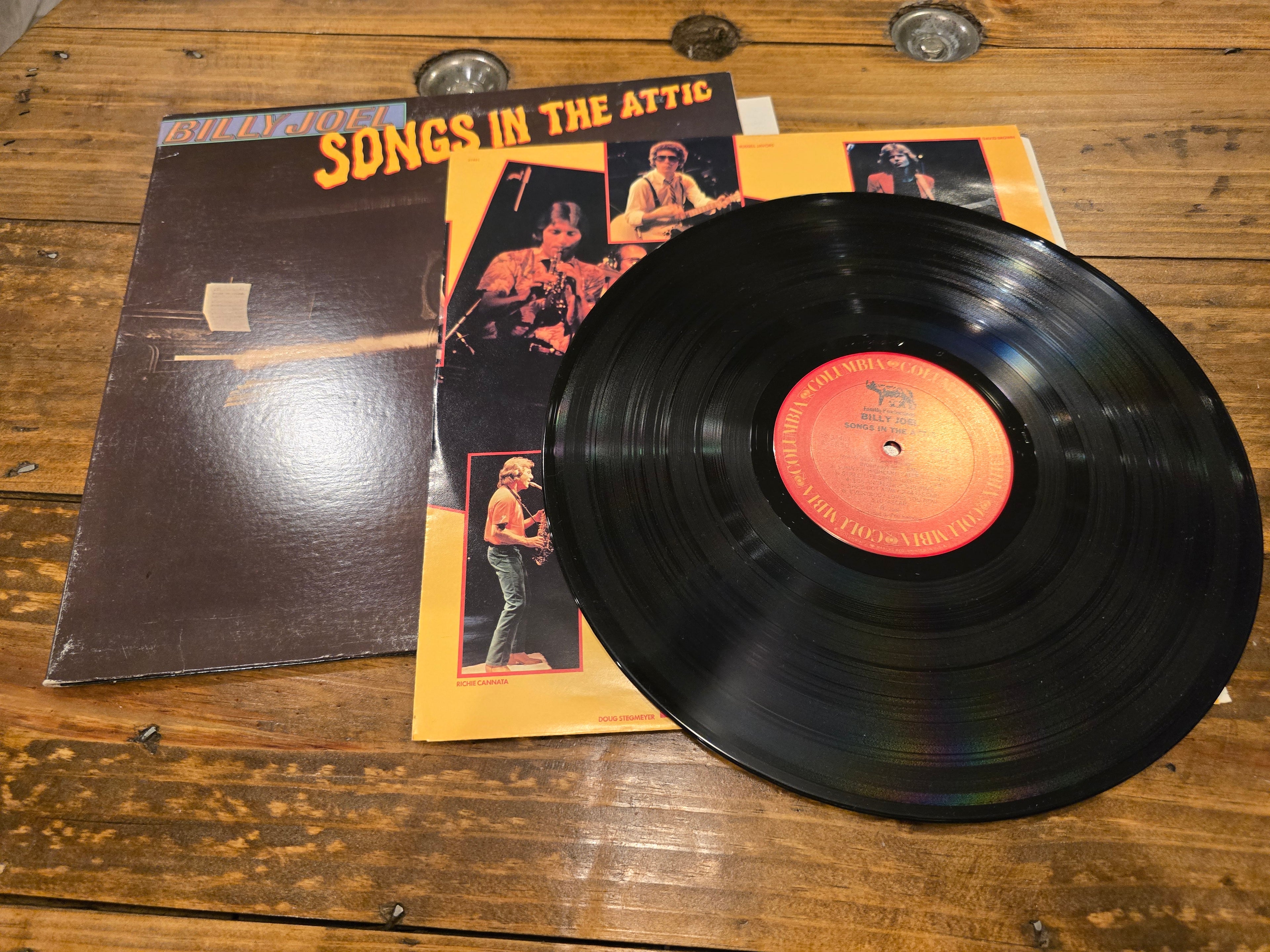 Billy Joel – Songs in the Attic (1981, LP, Columbia Records, BL 37461)