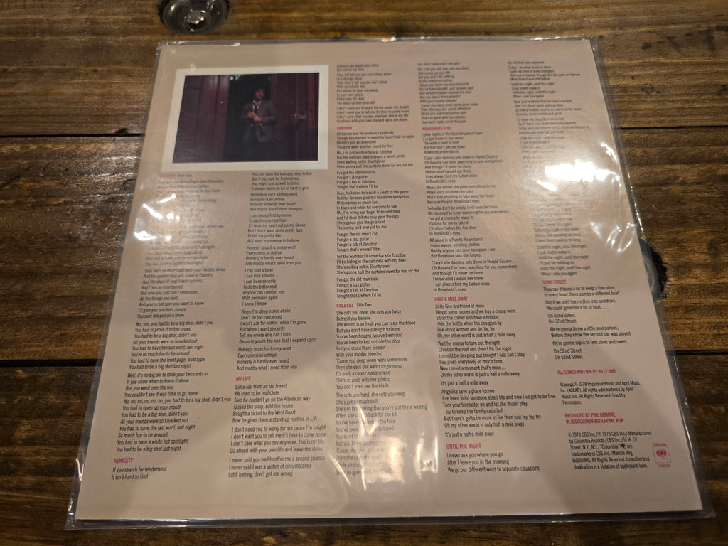 Billy Joel – 52nd Street (1978, LP, Columbia Records, FC 35609)