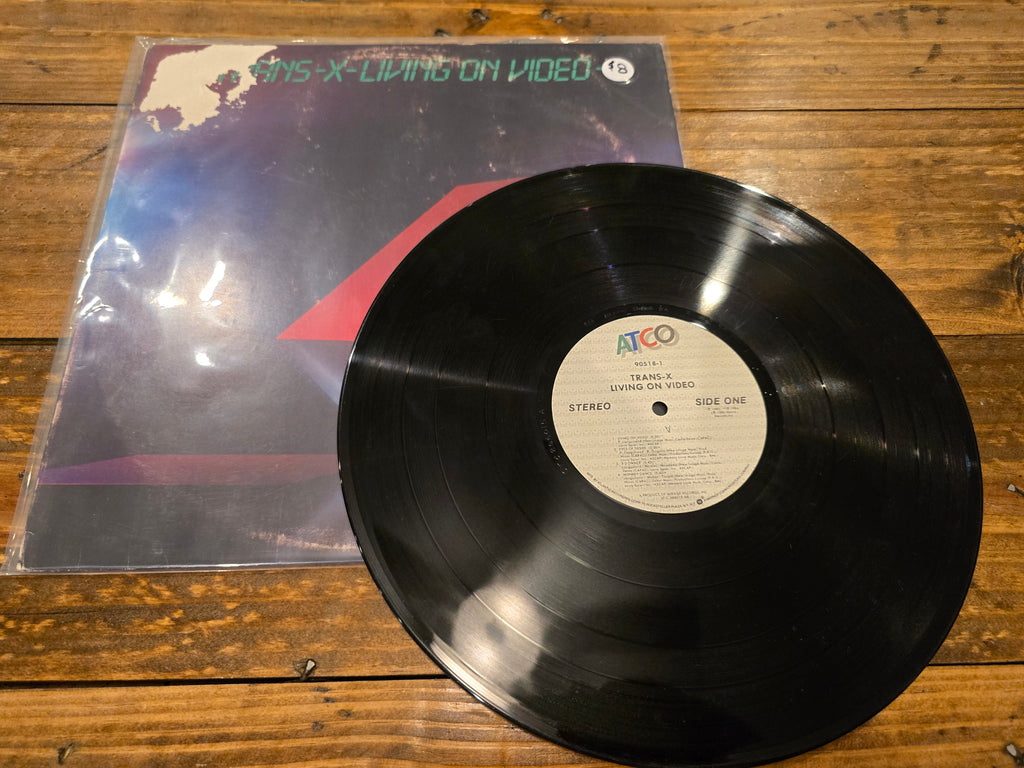 Trans-X – Living on Video (1983, LP, Attic Records, 90518-1)
