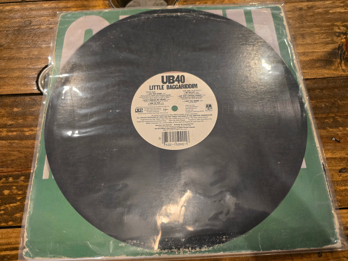 UB40 – Baggariddim (1985, LP, DEP International/A&M, SP-5033)