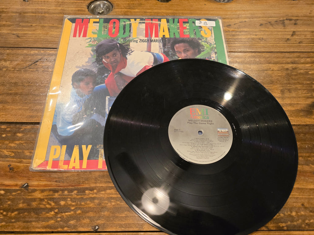 Ziggy Marley & the Melody Makers – Play the Game Right (1985, LP, EMI America, ST-17165)