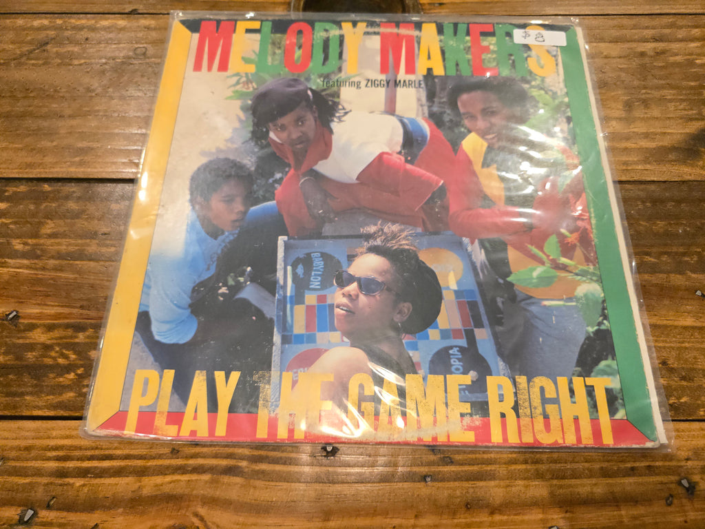 Ziggy Marley & the Melody Makers – Play the Game Right (1985, LP, EMI America, ST-17165)