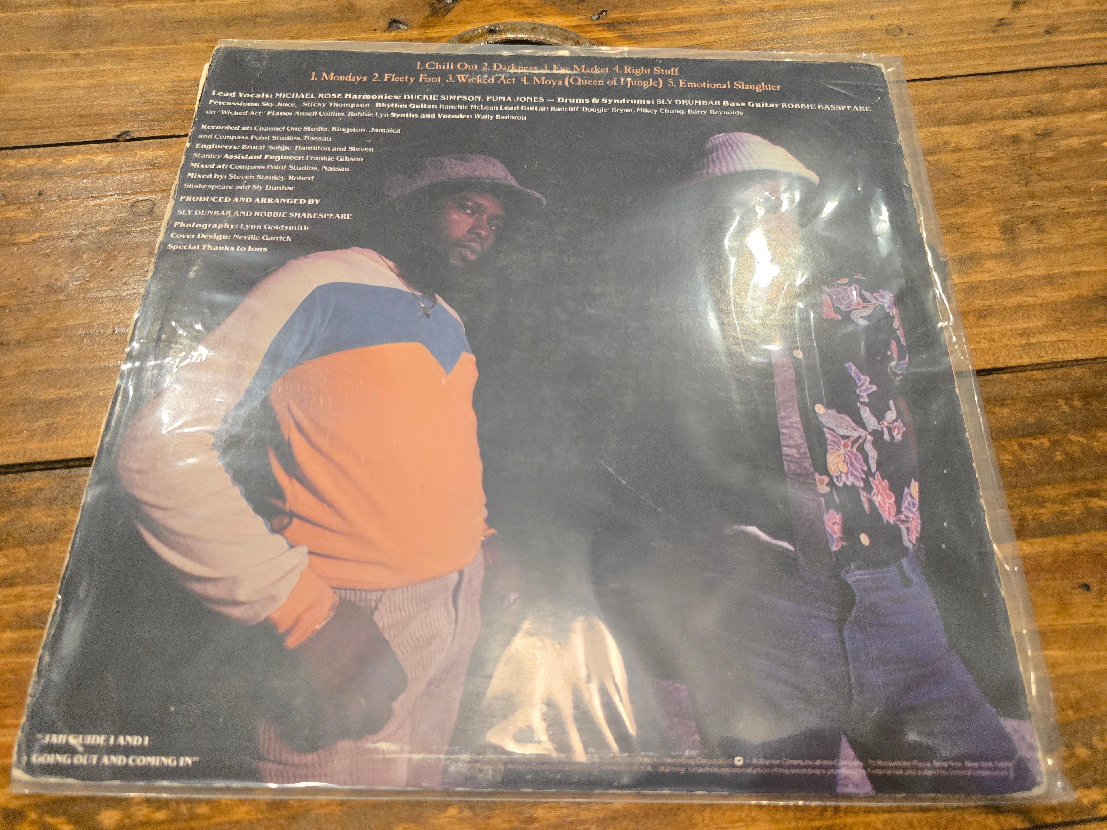 Black Uhuru – Chill Out (1982, LP, Island Records, IL-9752)