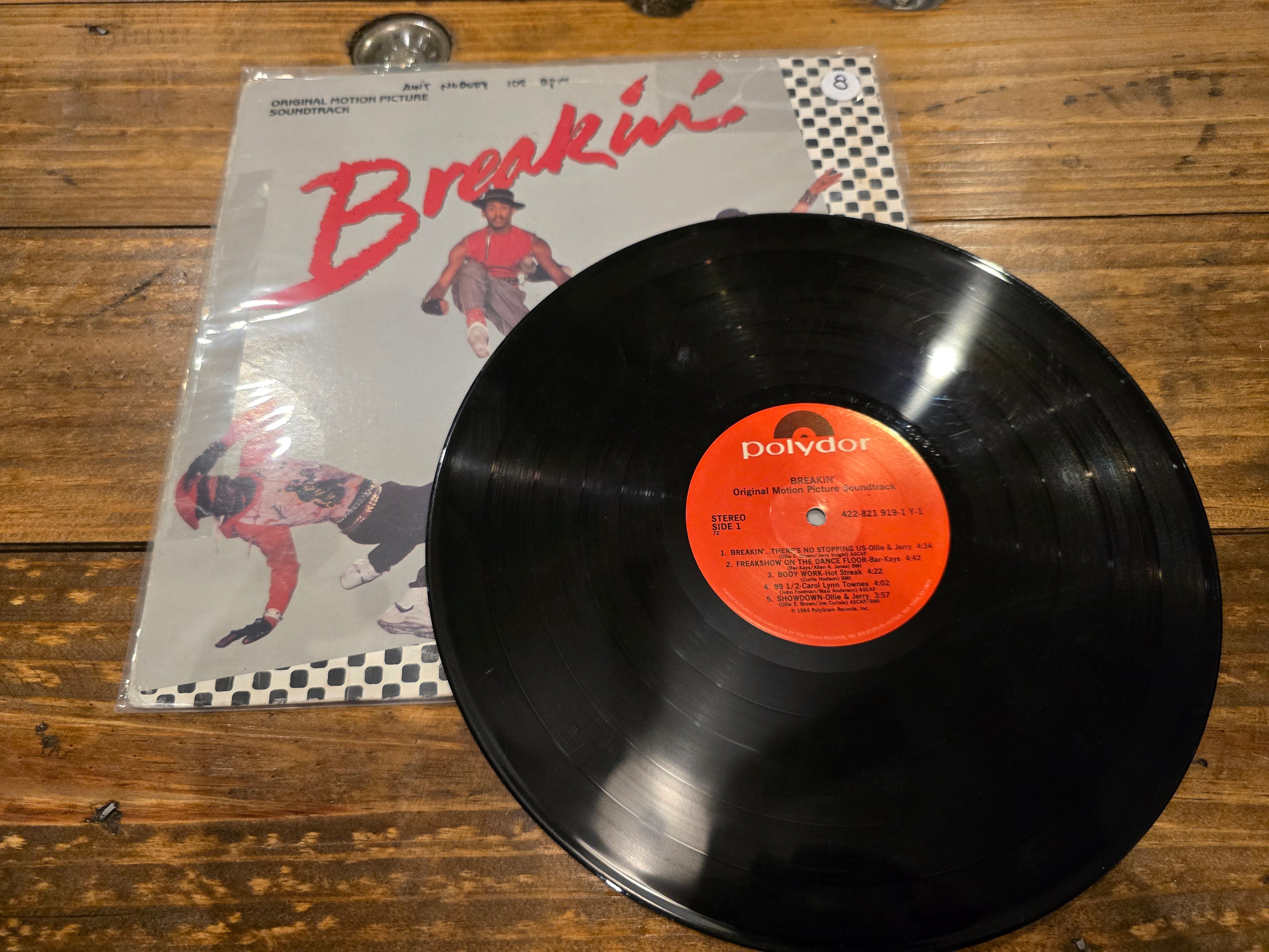 Various – Breakin' (Motion Picture Soundtrack) (1984, LP, Polydor, 422-821-911-Y-1)