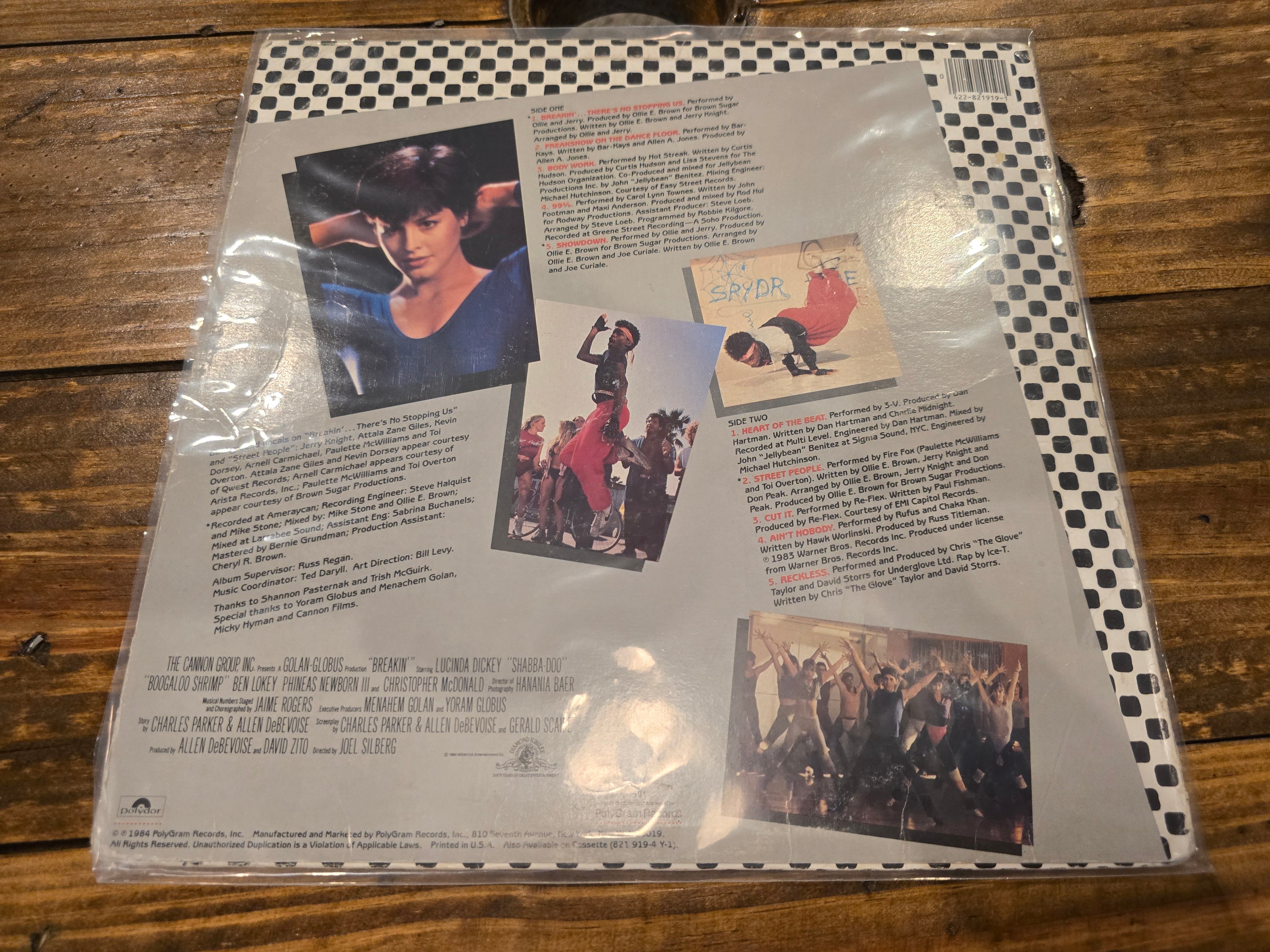 Various – Breakin' (Motion Picture Soundtrack) (1984, LP, Polydor, 422-821-911-Y-1)