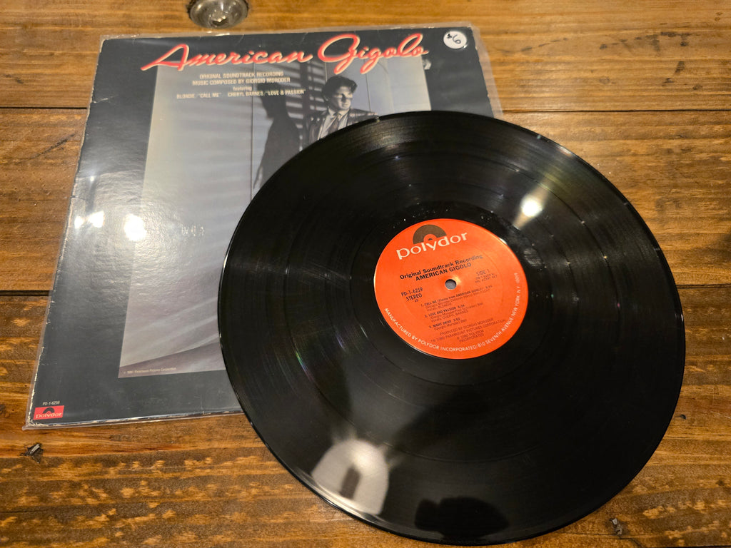 Various – American Gigolo (Original Motion Picture Soundtrack) (1980, LP, Polydor, PD-1-6259)
