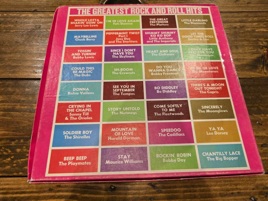 Various – Greatest Rock and Roll Hits (4xLP Box Set, Dynamic House, CR-1006)
