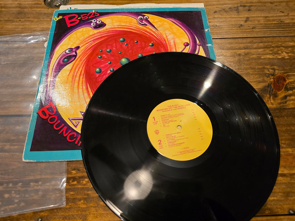 The B-52's – Bouncing Off the Satellites (1986, LP, Warner Bros., 1-25504)
