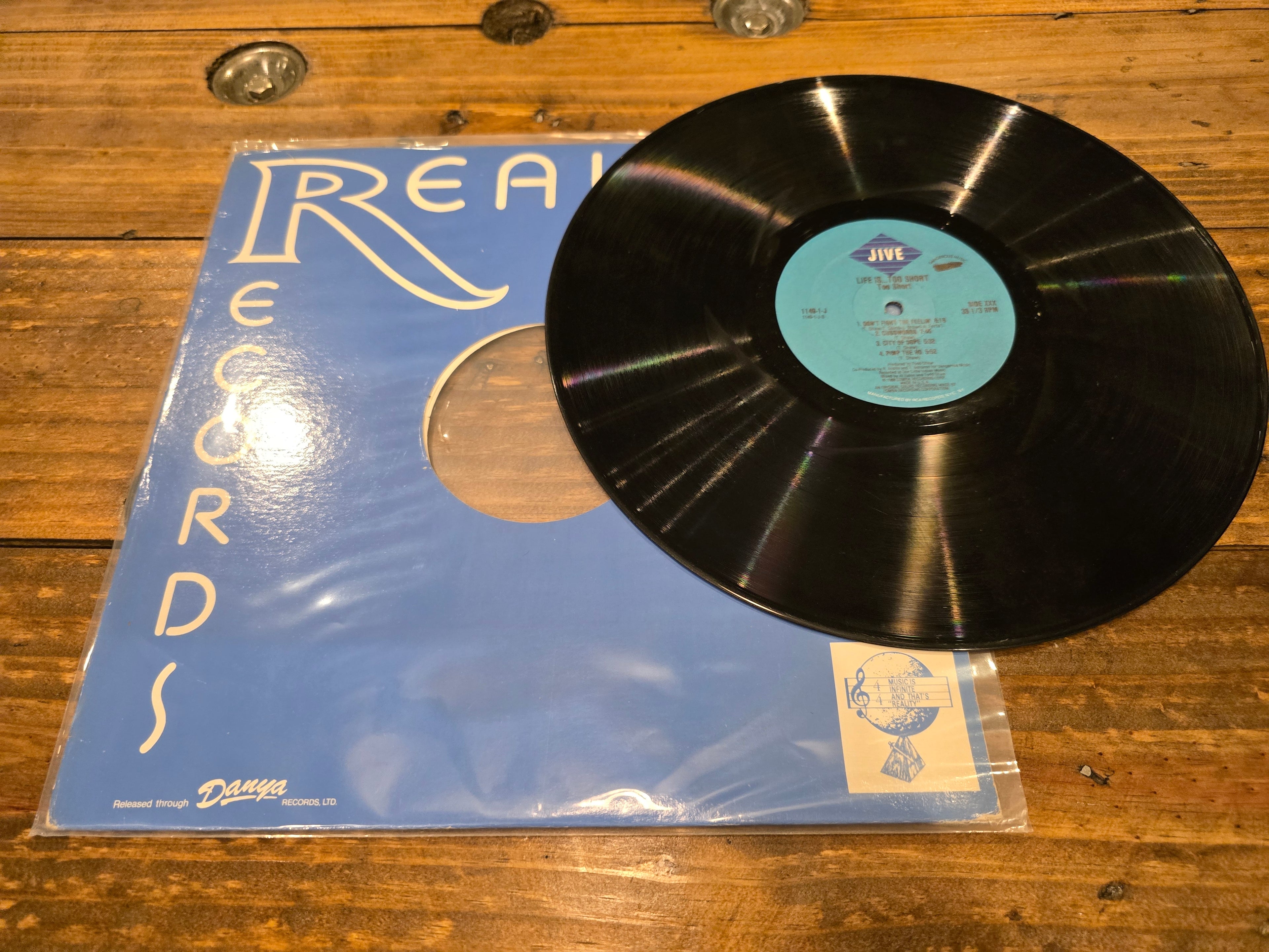 Too Short – Life Is... Too Short (1988, LP, Jive Records, 1149-1-J)