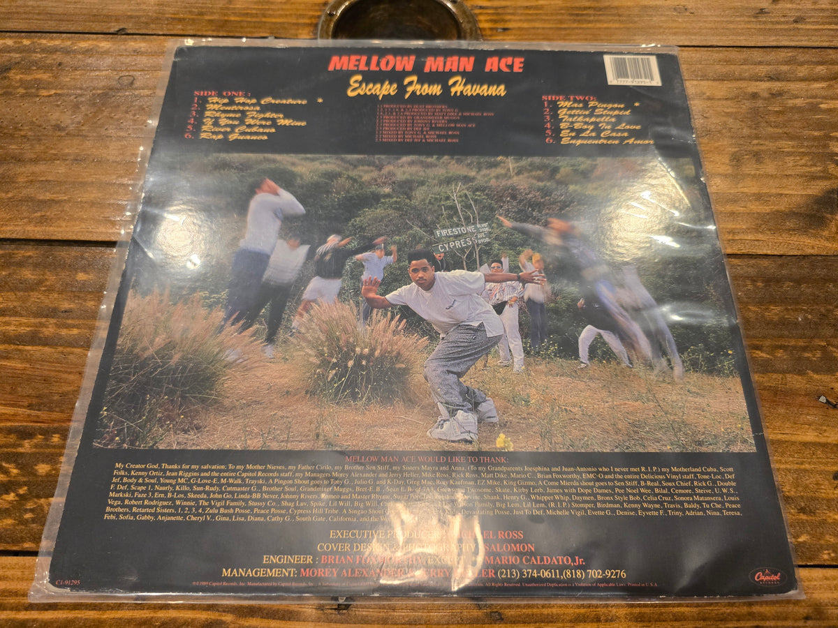 Mellow Man Ace – Escape from Havana (1989, LP, Capitol Records, C1-91295)