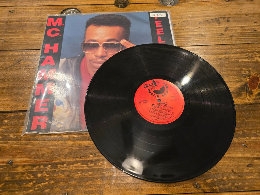 MC Hammer – Feel My Power (1987, LP, Bustin' Records, BR-LP-001B)