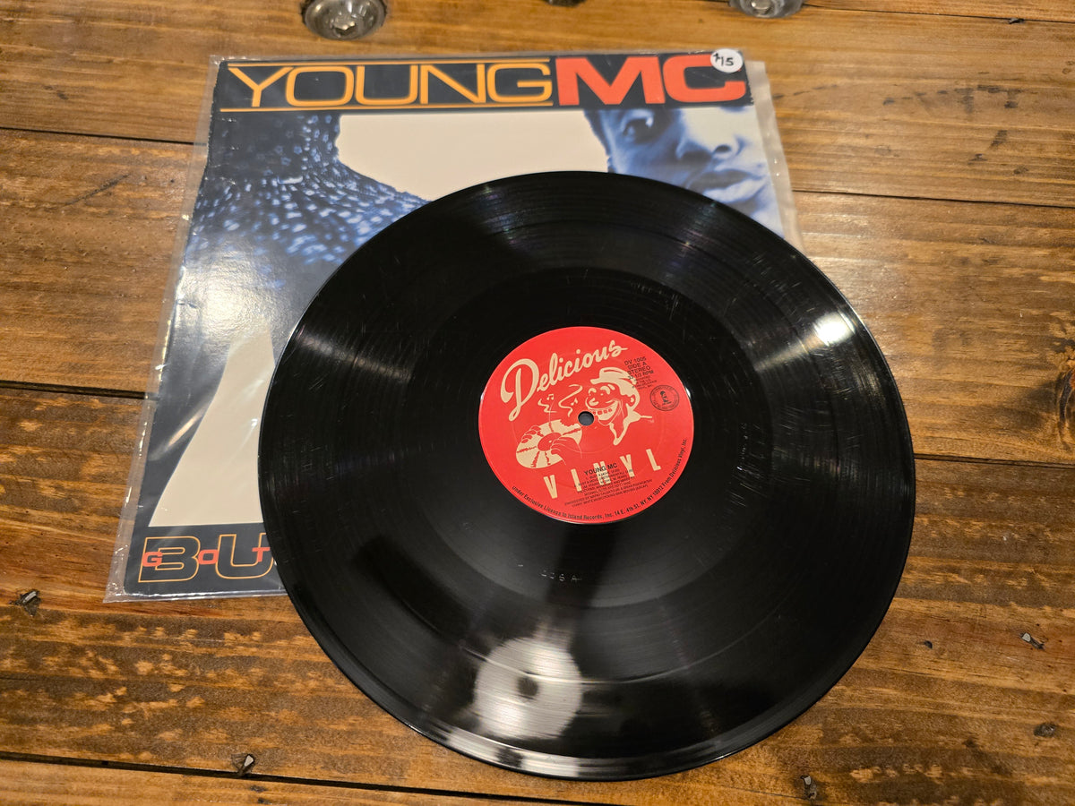 Young MC – Bust a Move (12" Single, Delicious Vinyl, DV-1005)