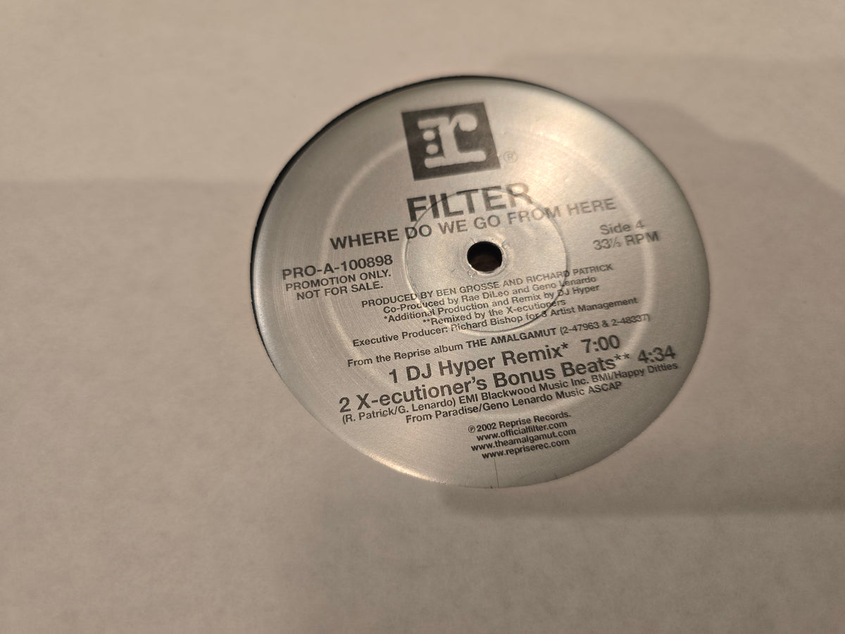 Filter – Where Do We Go from Here (2LP, Reprise Records, PRO-A-100898)