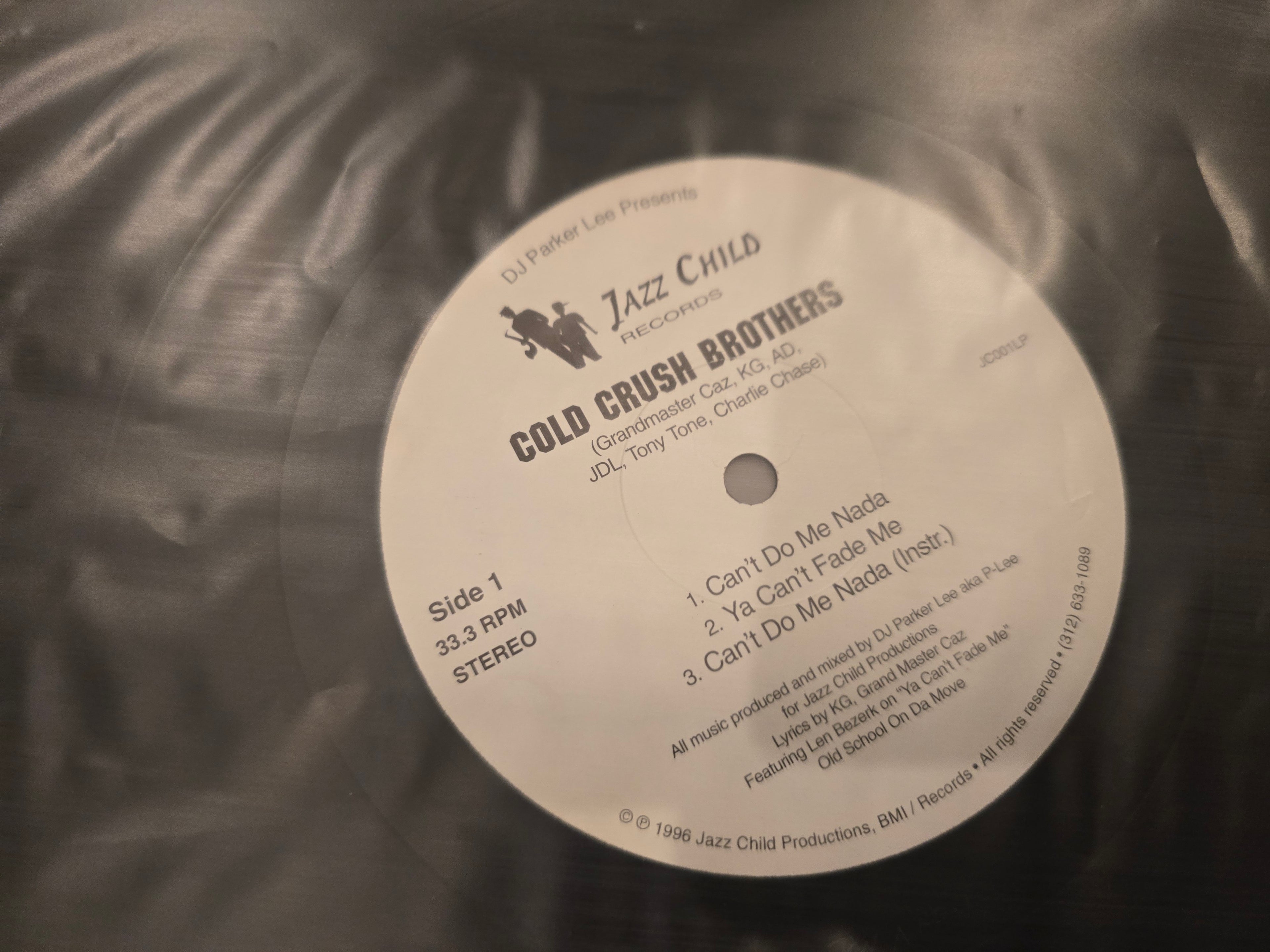 Cold Crush Brothers – Jazz Child (12" Single, Jazz Child Productions, JC001LP)