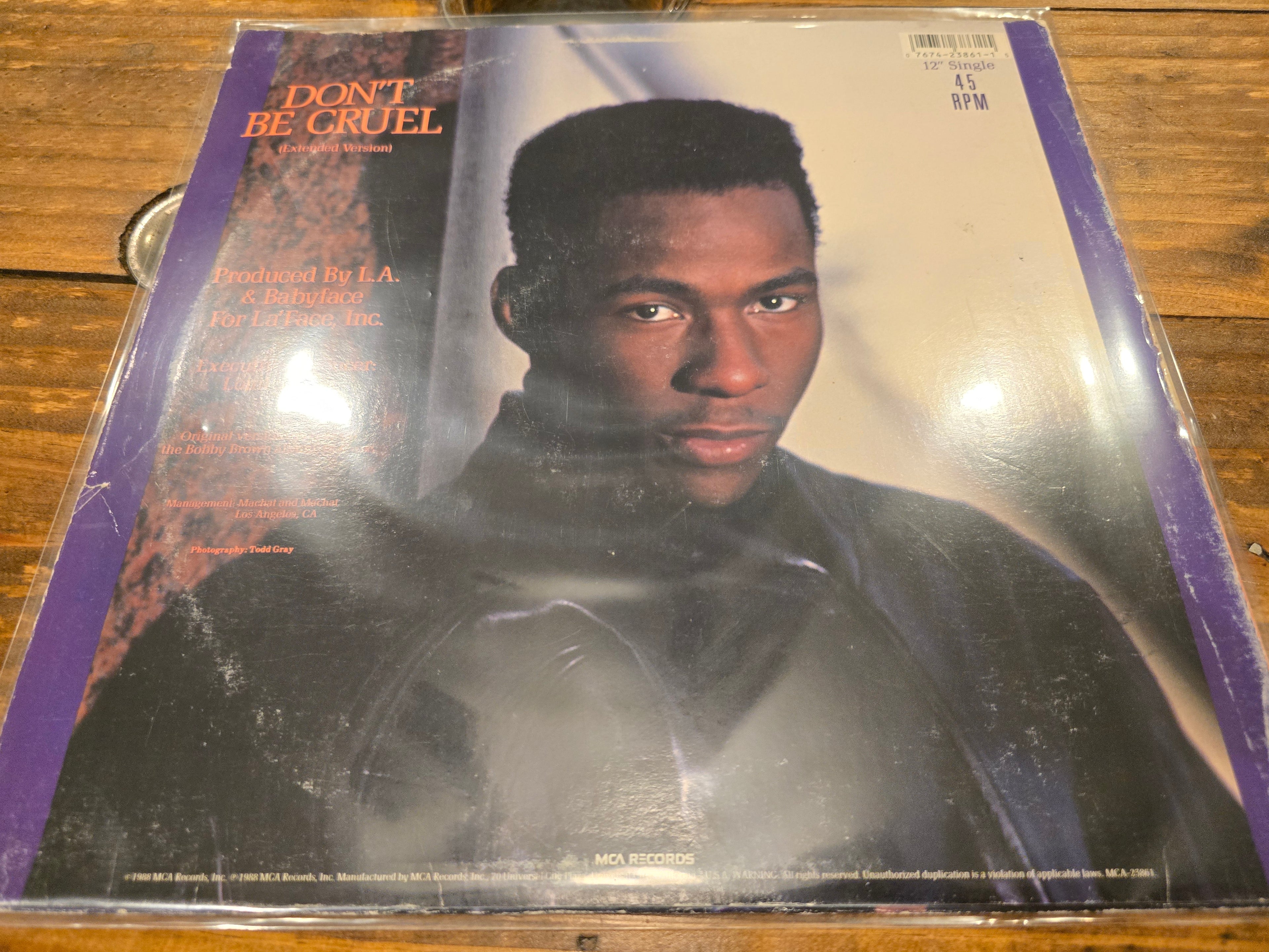 Bobby Brown – Don't Be Cruel (US 12" Single, MCA Records, 1988)
