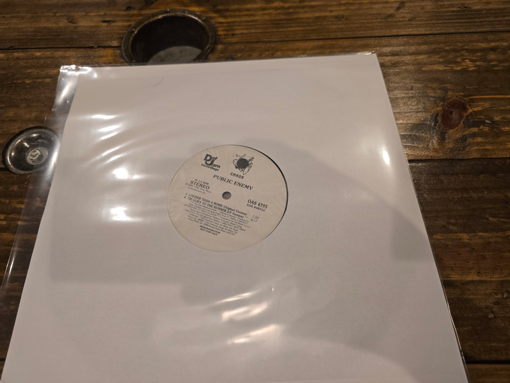 Public Enemy – Louder Than a Bomb (12", Def Jam OAS-4895, SRC Pressing, White Sleeve)