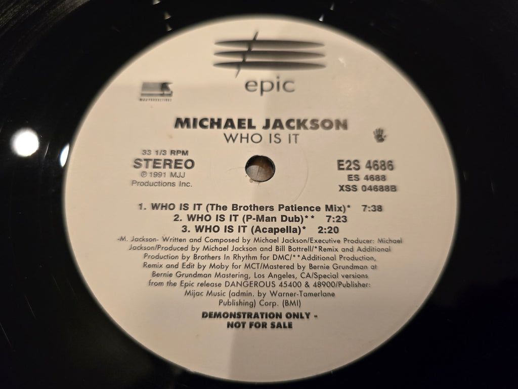 Michael Jackson - Who Is It (E2S 4686) Promo
