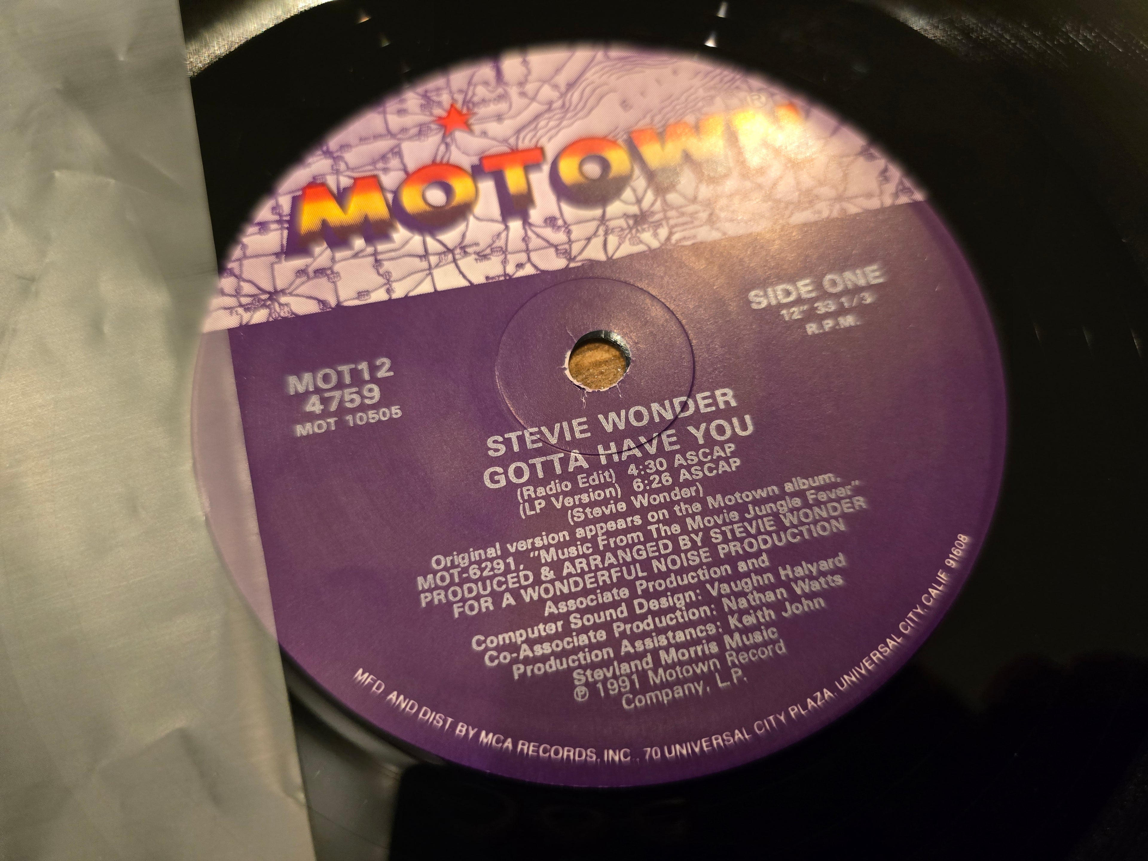 Stevie Wonder - Gotta Have You (MOT 12)