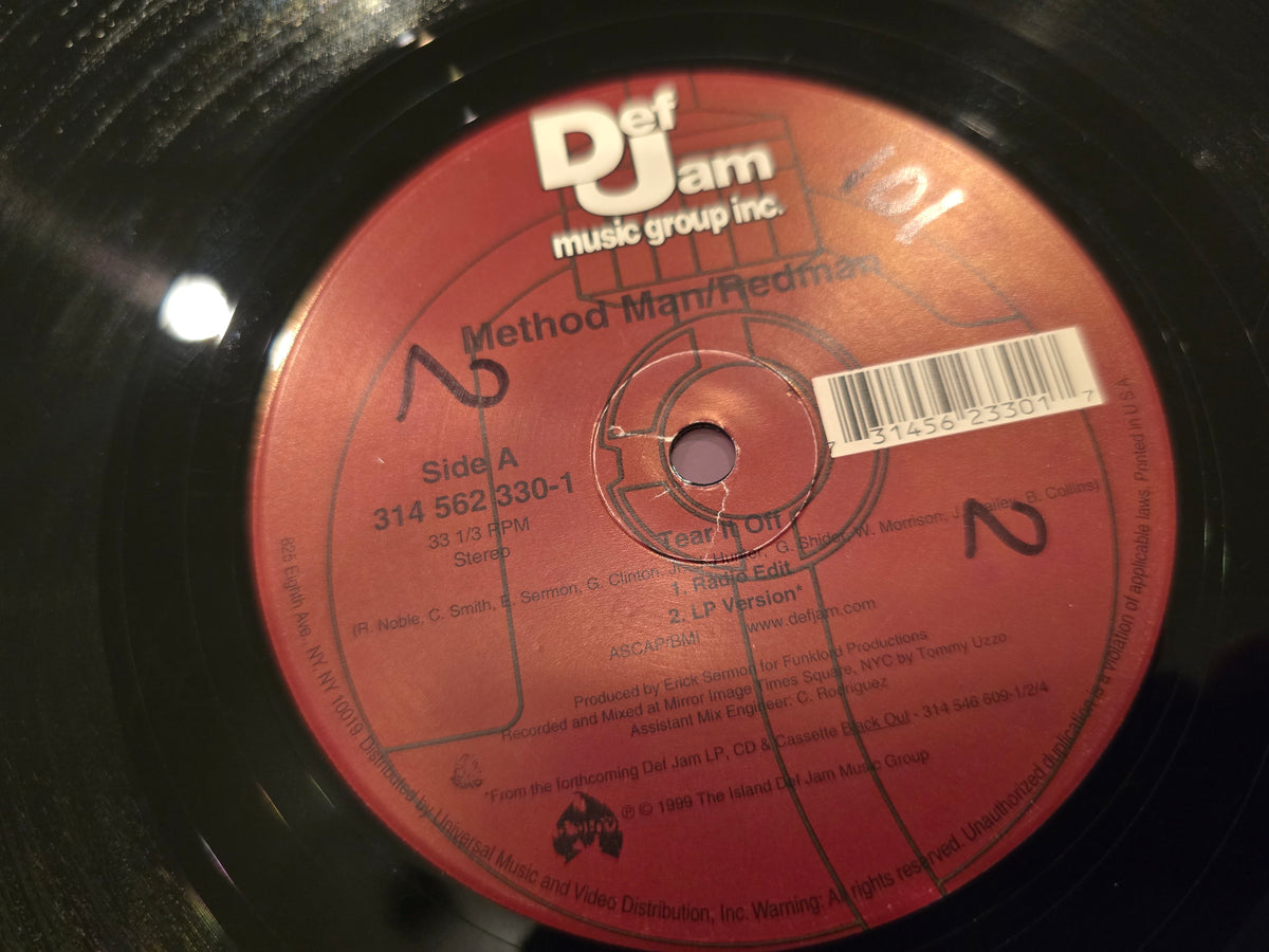 Method Man & Redman – Tear It Off (2001, 12" Single, Def Jam, 314 562 330-1)