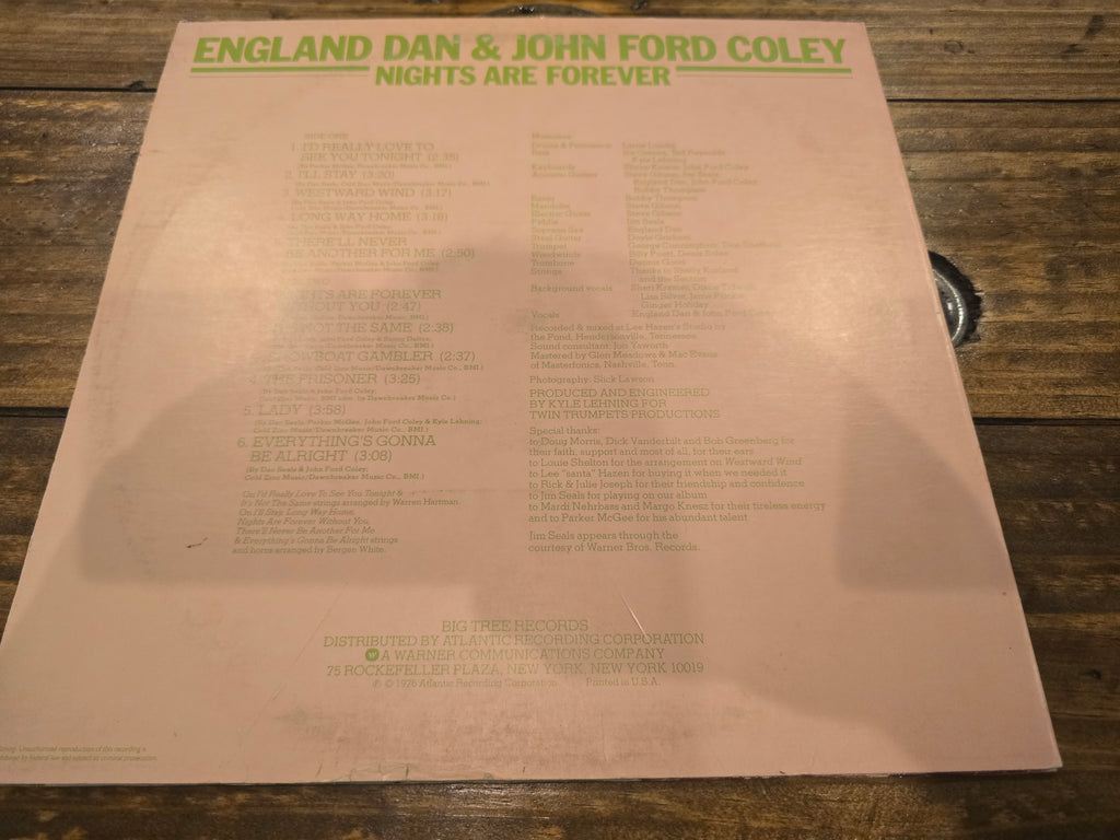 England Dan & John Ford Coley – Nights Are Forever (BT 89517)