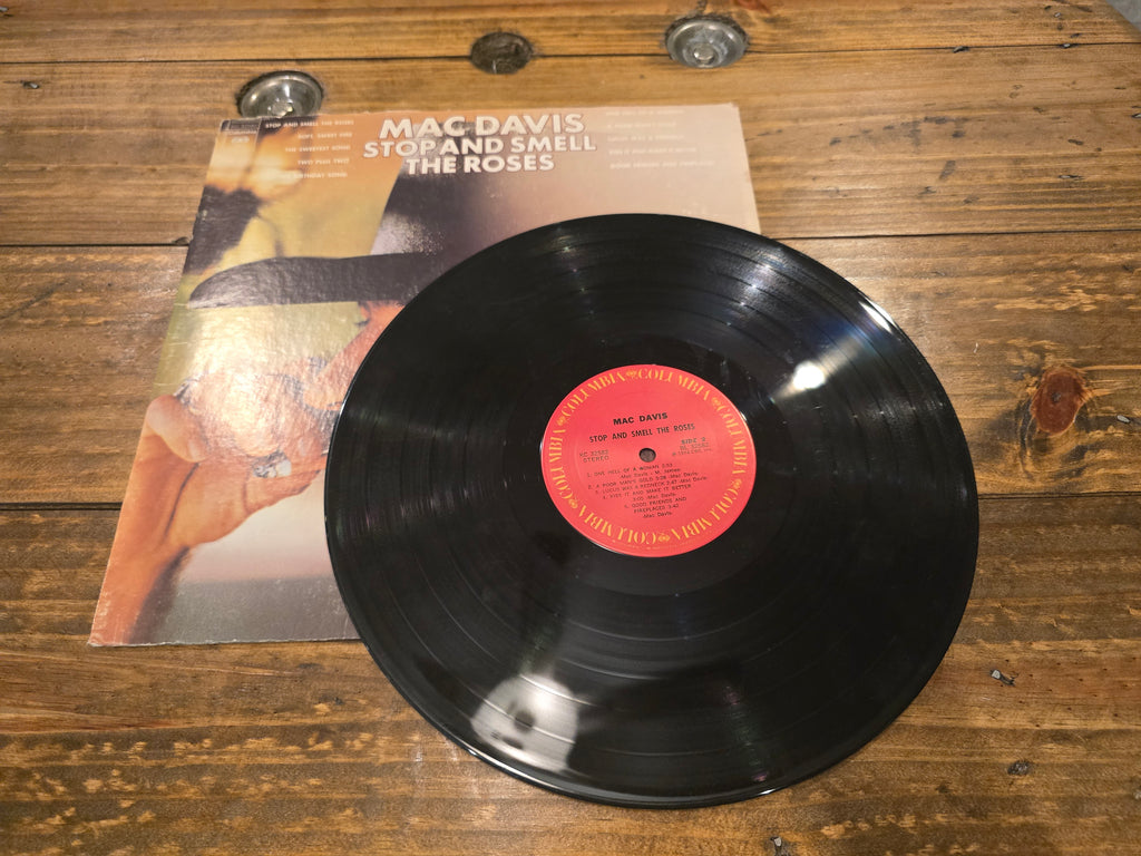 Mac Davis' Stop and Smell the Roses, 1974 Columbia KC 32582