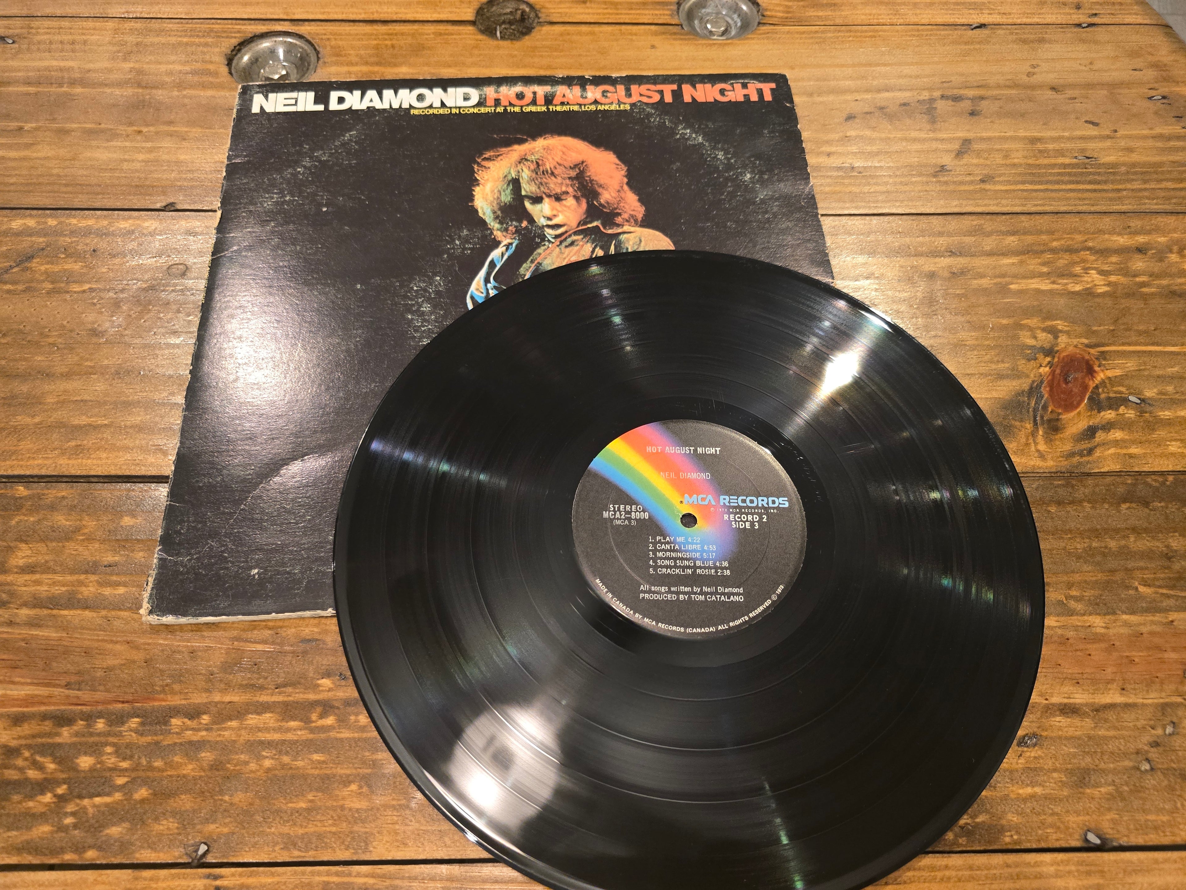 Neil Diamond - Hot August Night (MCA2-8000)