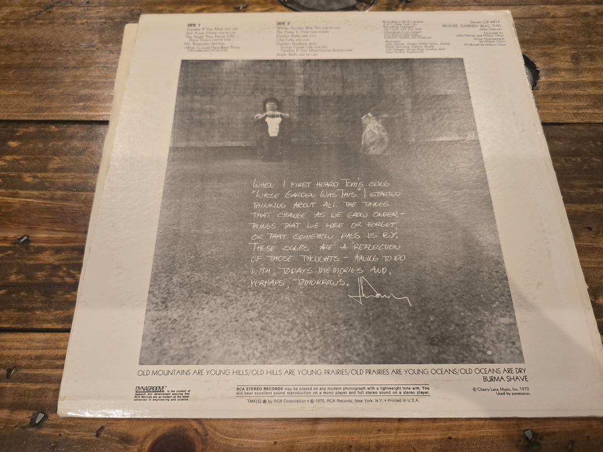 John Denver – Whose Garden Was This (LSP-4414)