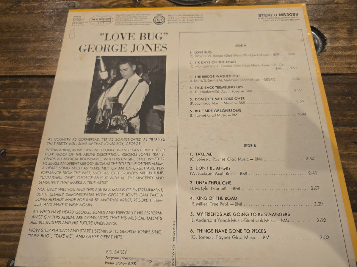 George Jones – Love Bug (MS 3088A)
