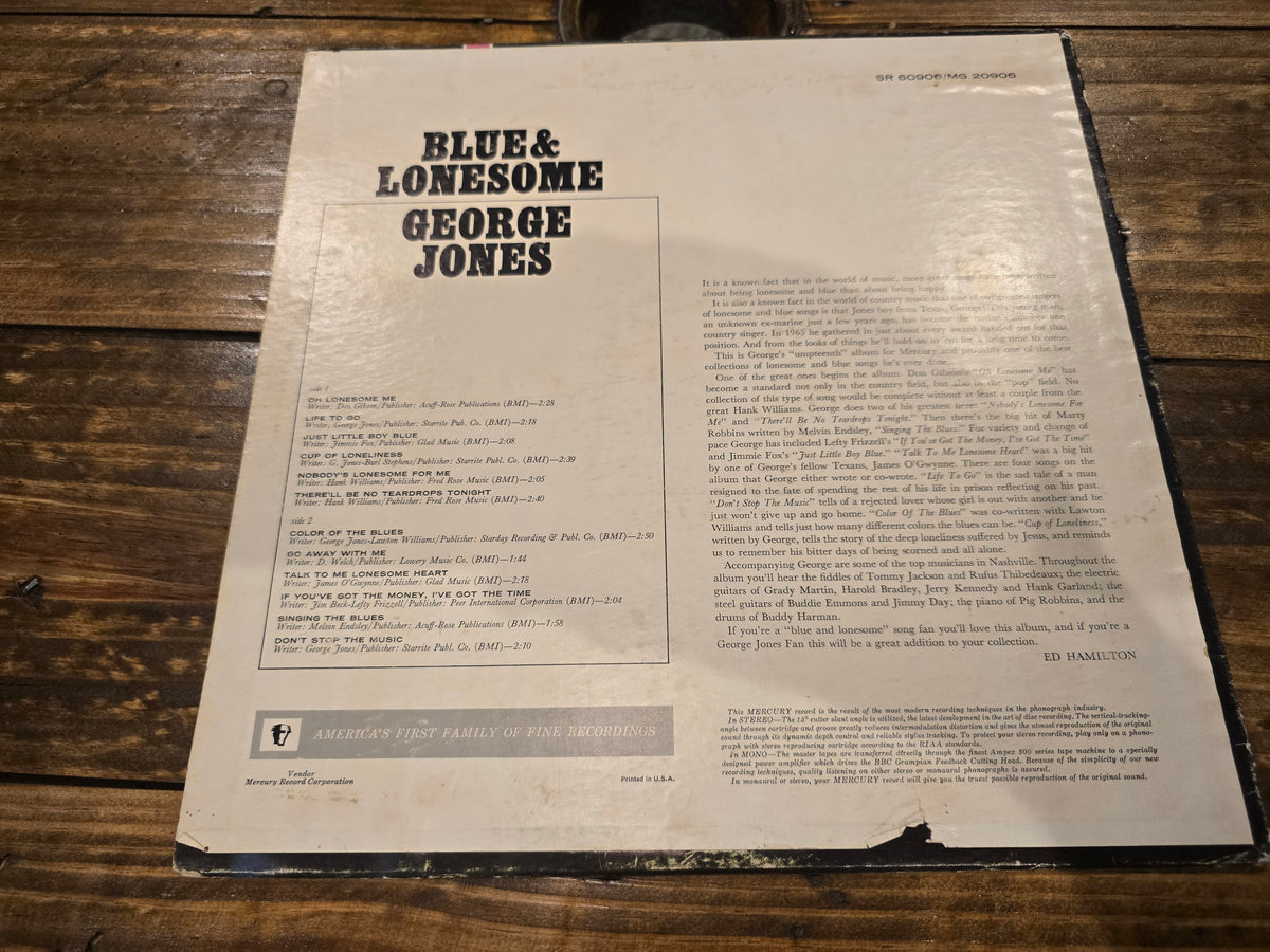 George Jones – Blue and Lonesome (SR-60906)