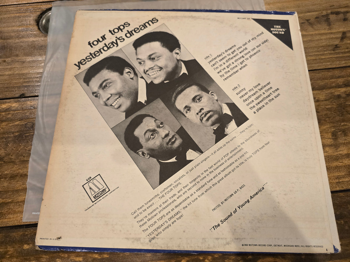 Four Tops – Yesterday's Dreams (1968, MS 669)