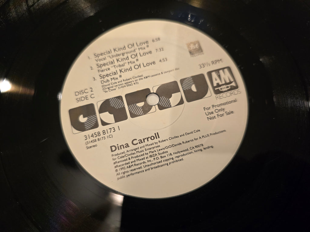 Dina Carroll - A Special Kind of Love (US Promo 2LP, A&M Records 314 588 173-1, 1993)