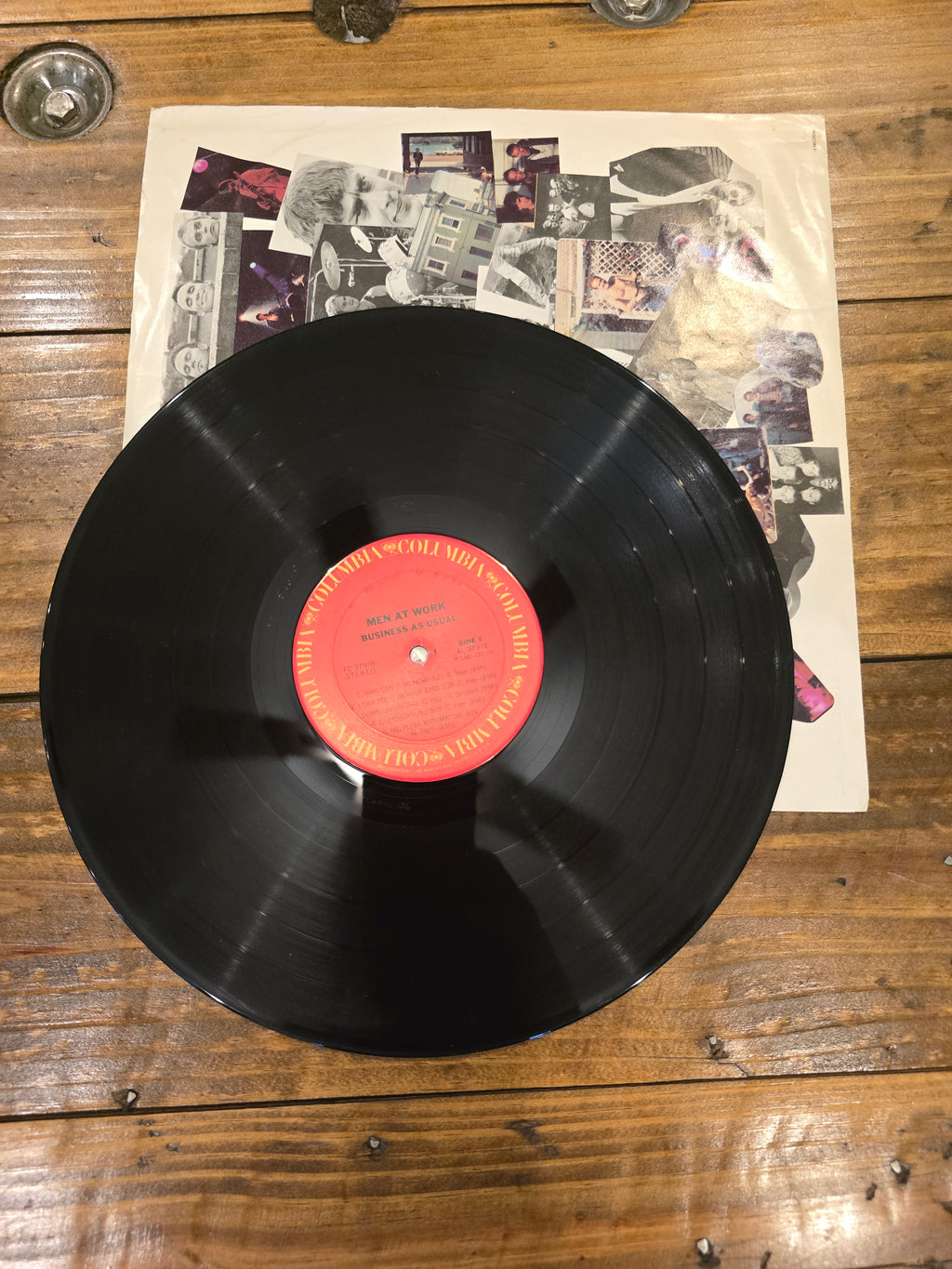 Men at Work – Business as Usual (1981, LP, Columbia Records, FC-37978)