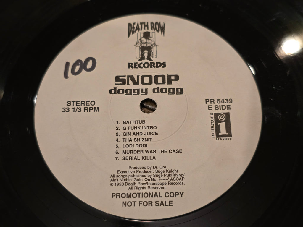 Snoop Doggy Dogg – Doggystyle (Original US White Label Promo LP, Death Row/Interscope PR 5439, 1993)